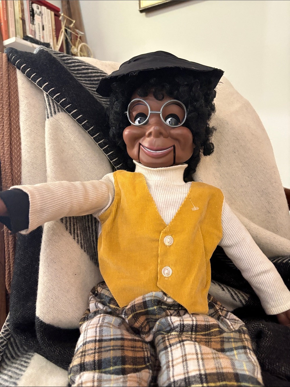Vintage Goldberger Willie Tyler Lester Ventriloquist Dummy
